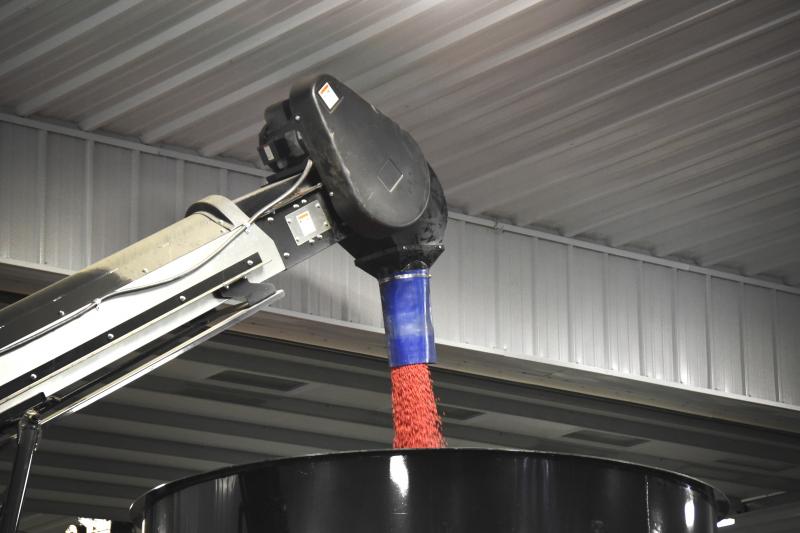 Seed Treater Treating Seed