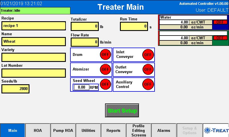 Screenshot of Automated Controller Upgrade Interface