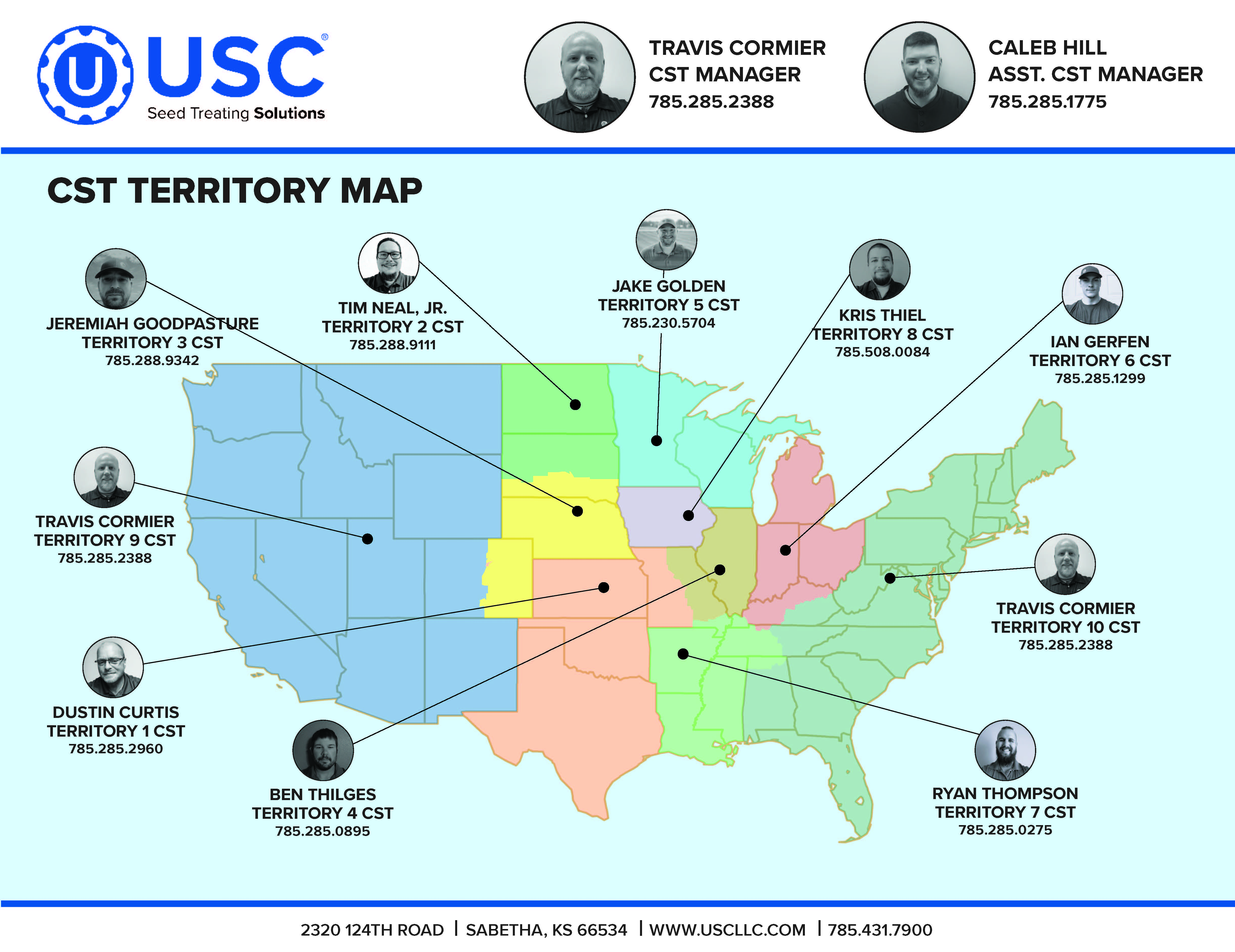 CST Territory Map